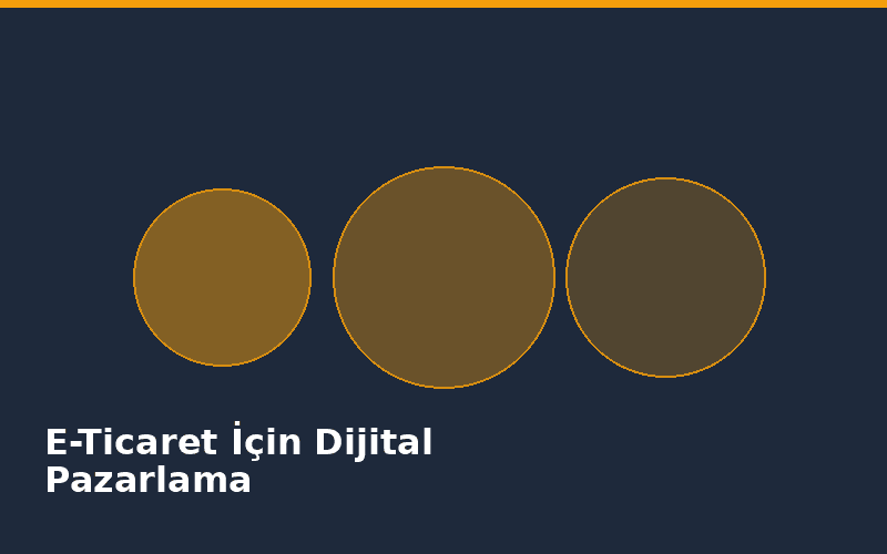 E-Ticaret İçin Dijital Pazarlama - İçerik Görseli