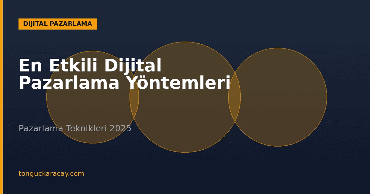 En Etkili Dijital Pazarlama Yöntemleri