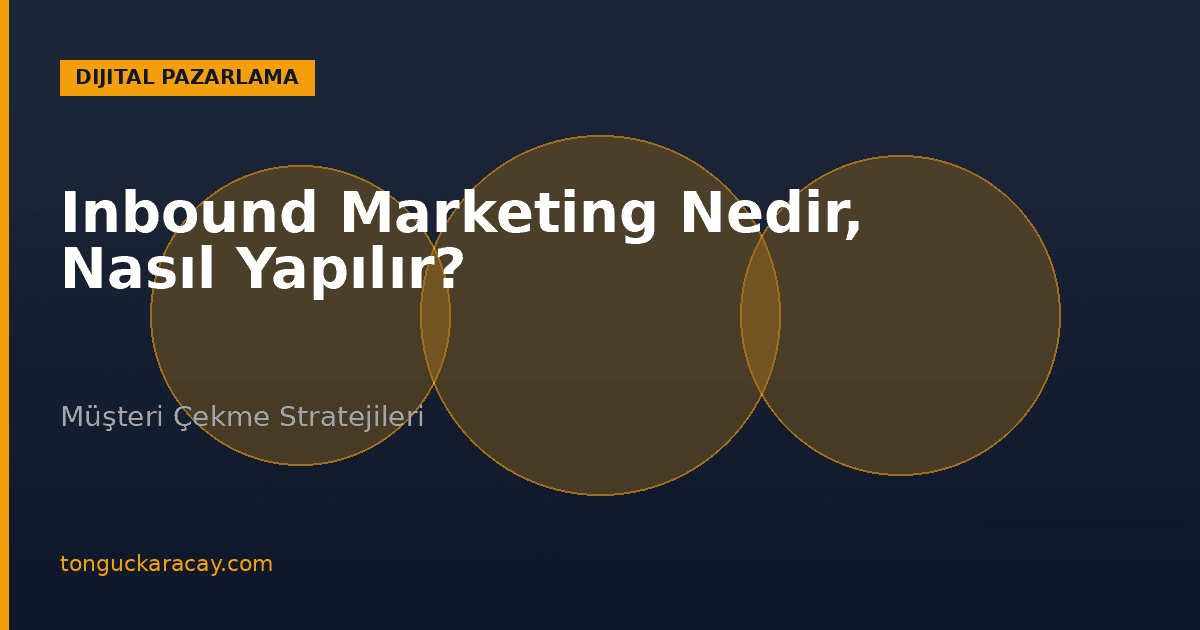 Inbound Marketing Nedir, Nasıl Yapılır?
